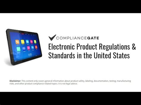Electronic Product Regulations in the United States: An Overview.